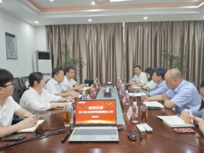 浙江電力協(xié)會領(lǐng)導(dǎo)來我公司調(diào)研指導(dǎo)工作！